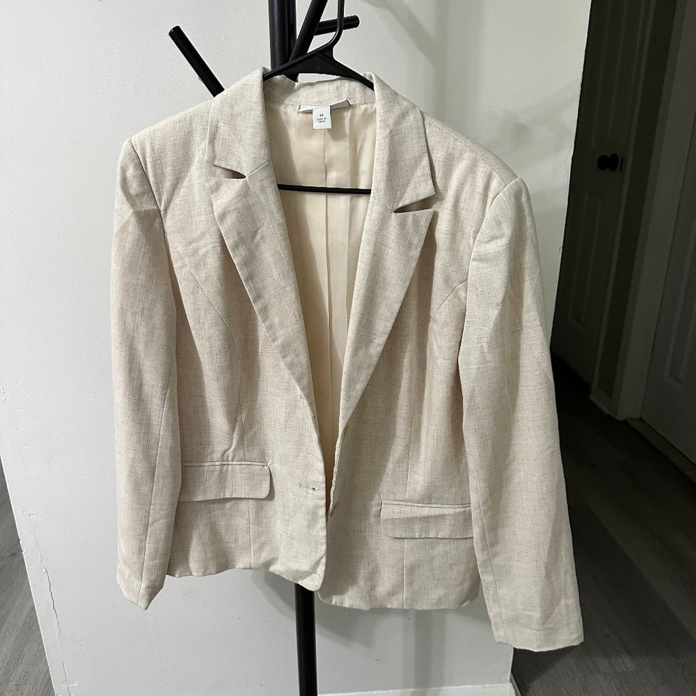 Dressbarn Beige Blazer